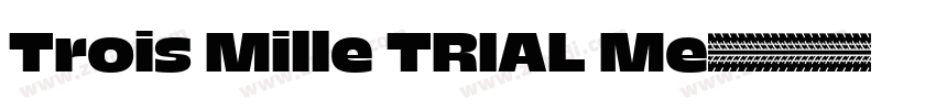 Trois Mille TRIAL Me字体转换